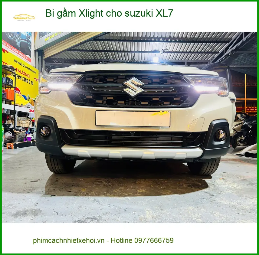Anh Khải nâng cấp Bi gầm Xlight cho Suzuki XL7 tại Hóc Môn vì đèn zin tối ảnh thực tế 2
