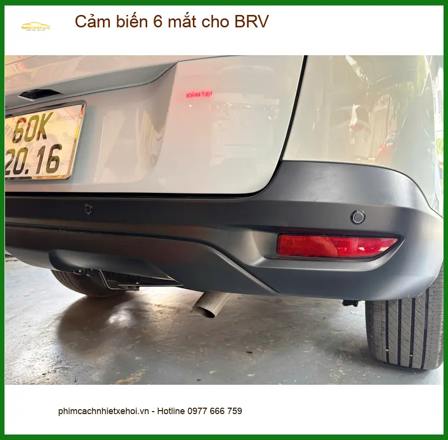 Anh Tú lắp cảm biến 6 mắt cho BRV ở Quận 9 để lái xe an toàn hơn ảnh thực tế 2
