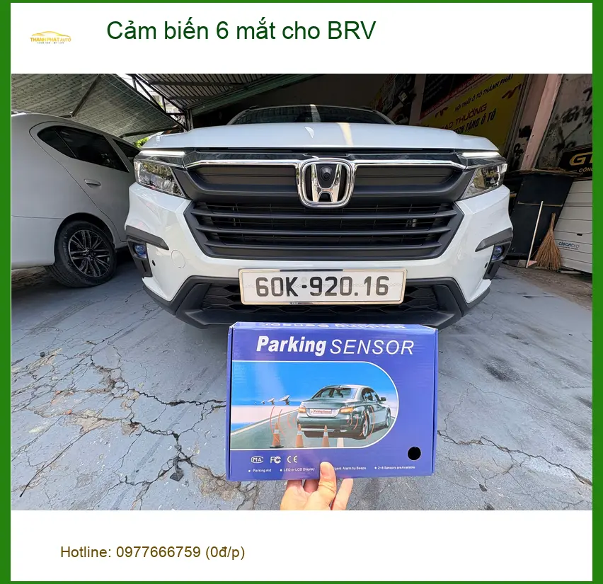 Anh Tú lắp cảm biến 6 mắt cho BRV ở Quận 9 để lái xe an toàn hơn ảnh thực tế 3