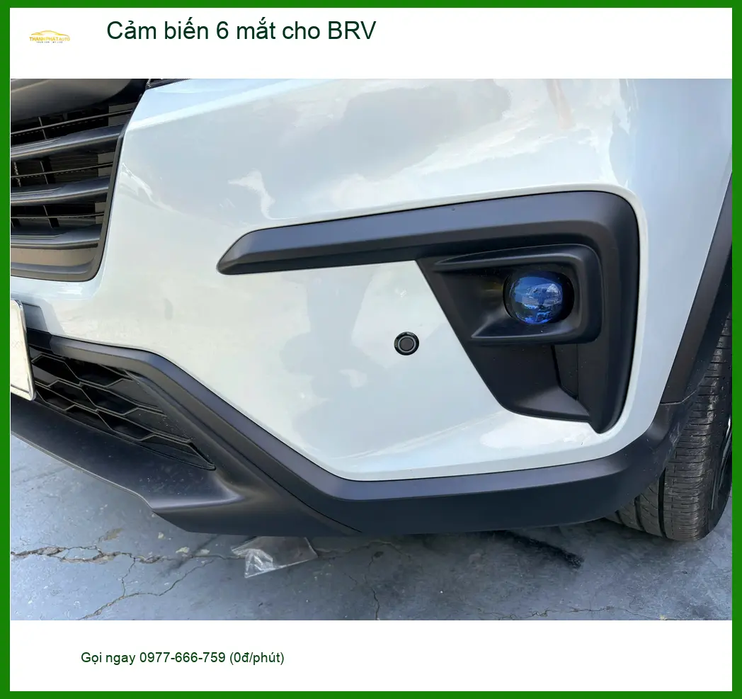 Chú Long lắp cảm biến 6 mắt cho Honda BRV tại Quận 2 để lùi xe an toàn hơn ảnh thực tế 3
