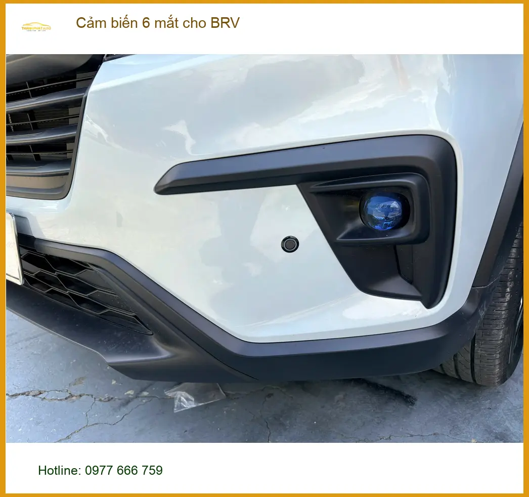 Anh Tú lắp cảm biến 6 mắt cho BRV ở Quận 9 để lái xe an toàn hơn ảnh thực tế 5