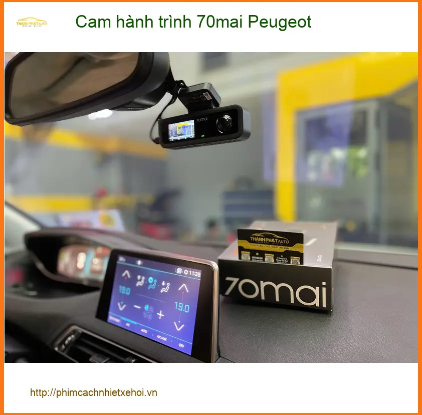 Anh Khang lắp cam hành trình 70mai cho Peugeot 3008 tại Quận 12 để ghi lại hành trình rõ nét khi đi làm ảnh thực tế 4