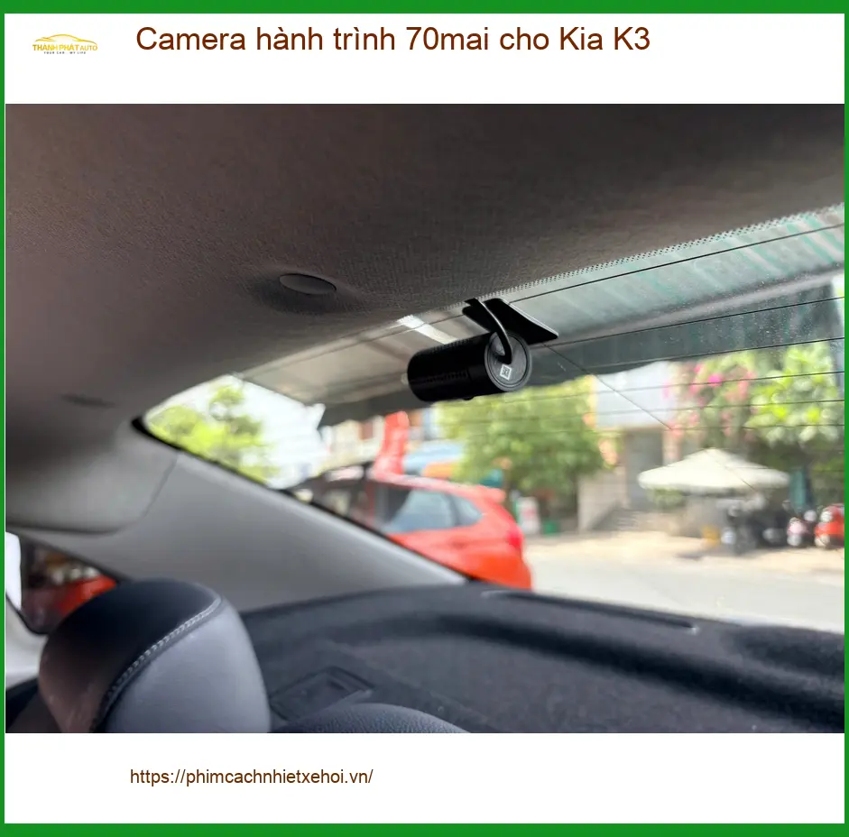 Anh Khang lắp Camera hành trình 70mai Kia K3 tại Hóc Môn phòng tránh va chạm