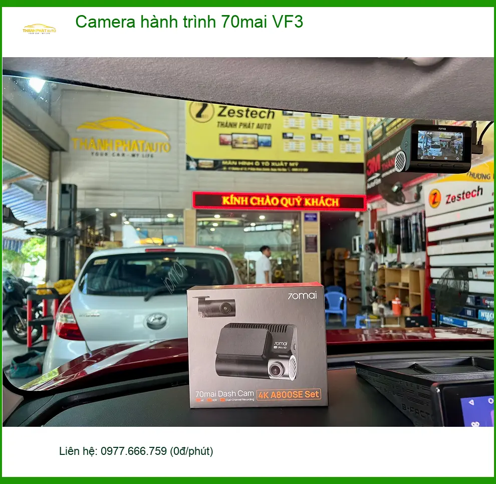Anh Lâm lắp Camera hành trình 70mai VF3 tại Quận 12 để ghi lại mọi khoảnh khắc an toàn
