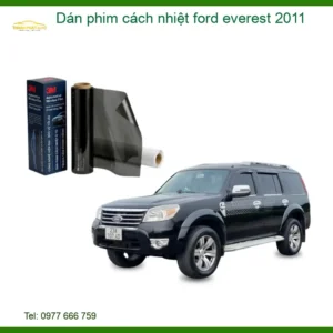 Dán Phim Cách Nhiệt Ford Everest 2011 - Trung Tâm Lắp Đặt Uy Tín TPHCM