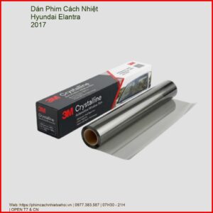 Dán Phim Cách Nhiệt Hyundai Elantra 2017 Chuyên Nghiệp Giá Tốt