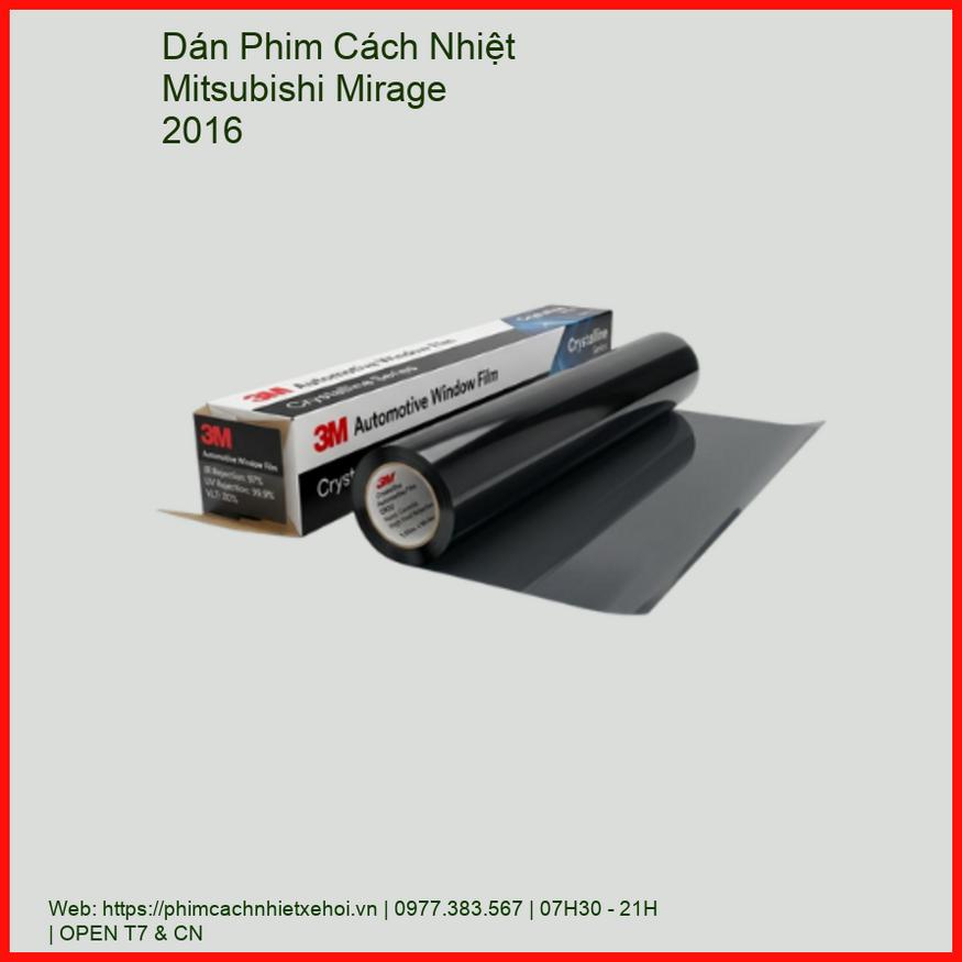 Dán Phim Cách Nhiệt Mitsubishi Mirage 2016 Chính Hãng Giá Tốt chính hãng