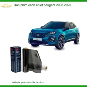 Dán Phim Cách Nhiệt Cao Cấp Peugeot 2008 - Địa Chỉ Thi Công Uy Tín TPHCM