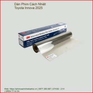 Dán Phim Cách Nhiệt Toyota Innova 2025 Chính Hãng Lắp Đặt Tận Nơi