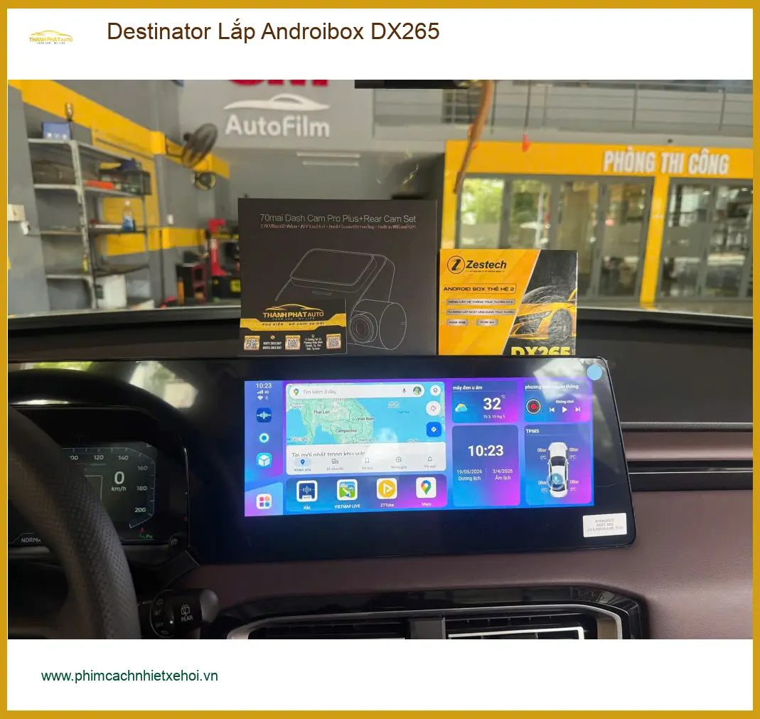 Bác Thanh lắp Androibox DX265 Destinator cho Honda CRV Quận 9 giải trí tiện lợi ảnh thực tế 2