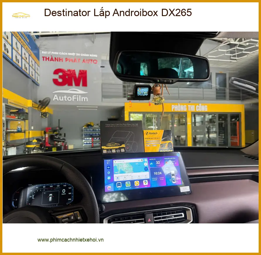 Bác Thanh lắp Androibox DX265 Destinator cho Honda CRV Quận 9 giải trí tiện lợi ảnh thực tế 3