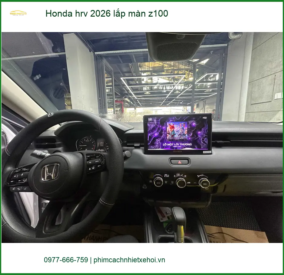 Anh Duy lắp màn hình Android Z100 cho Honda HR-V 2026 tại Quận 9 để xem bản đồ tiện hơn