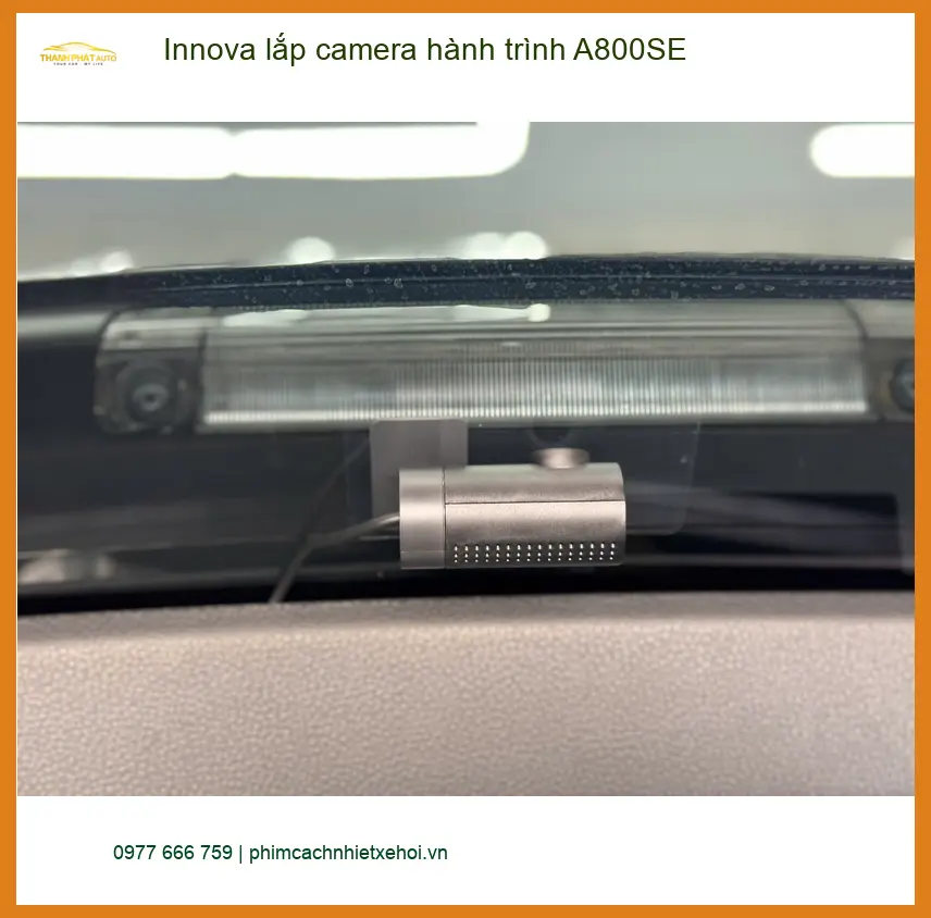 Anh Lân lắp camera hành trình A800SE Innova tại Hóc Môn để bảo vệ xe ảnh thực tế 3