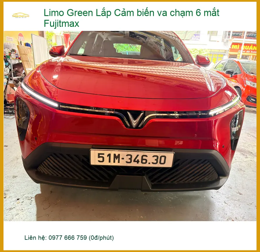 Bác Cường lắp Limo Green Cảm biến va chạm 6 mắt Fujitmax cho Hyundai Creta tại Quận Tân Phú, tránh va quẹt.