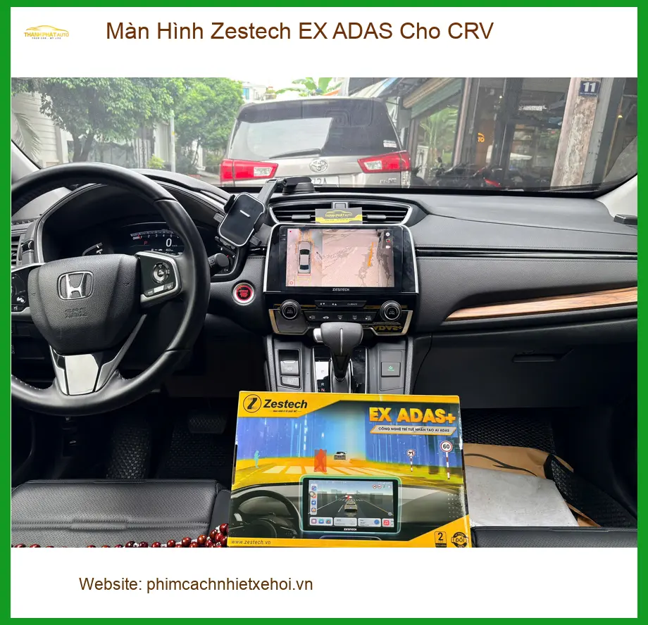 Anh Minh Khang nâng cấp Màn Hình Zestech EX ADAS cho CRV tại Quận 12. ảnh thực tế 2
