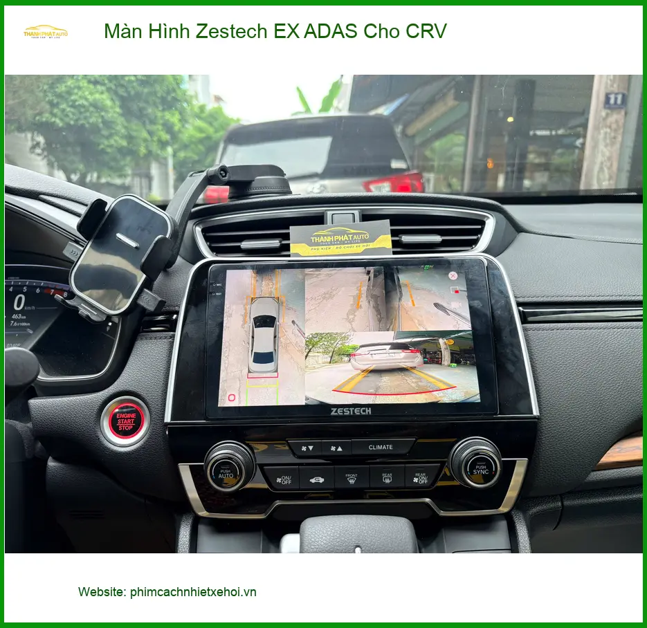 Anh Minh Khang nâng cấp Màn Hình Zestech EX ADAS cho CRV tại Quận 12. ảnh thực tế 3