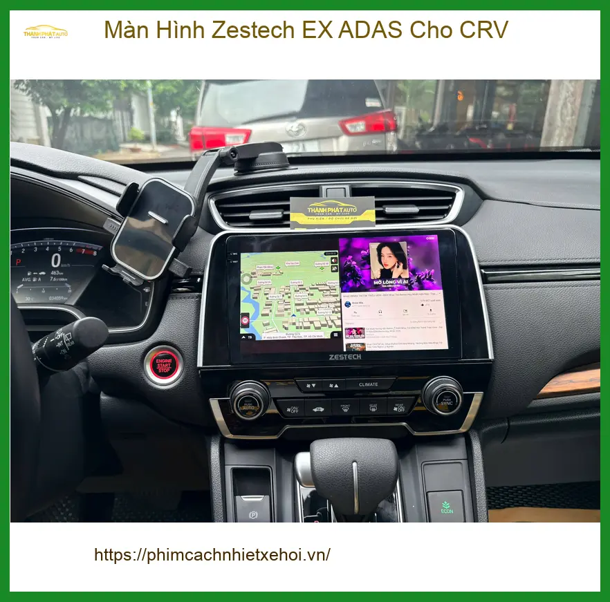 Anh Minh Khang nâng cấp Màn Hình Zestech EX ADAS cho CRV tại Quận 12. ảnh thực tế 4