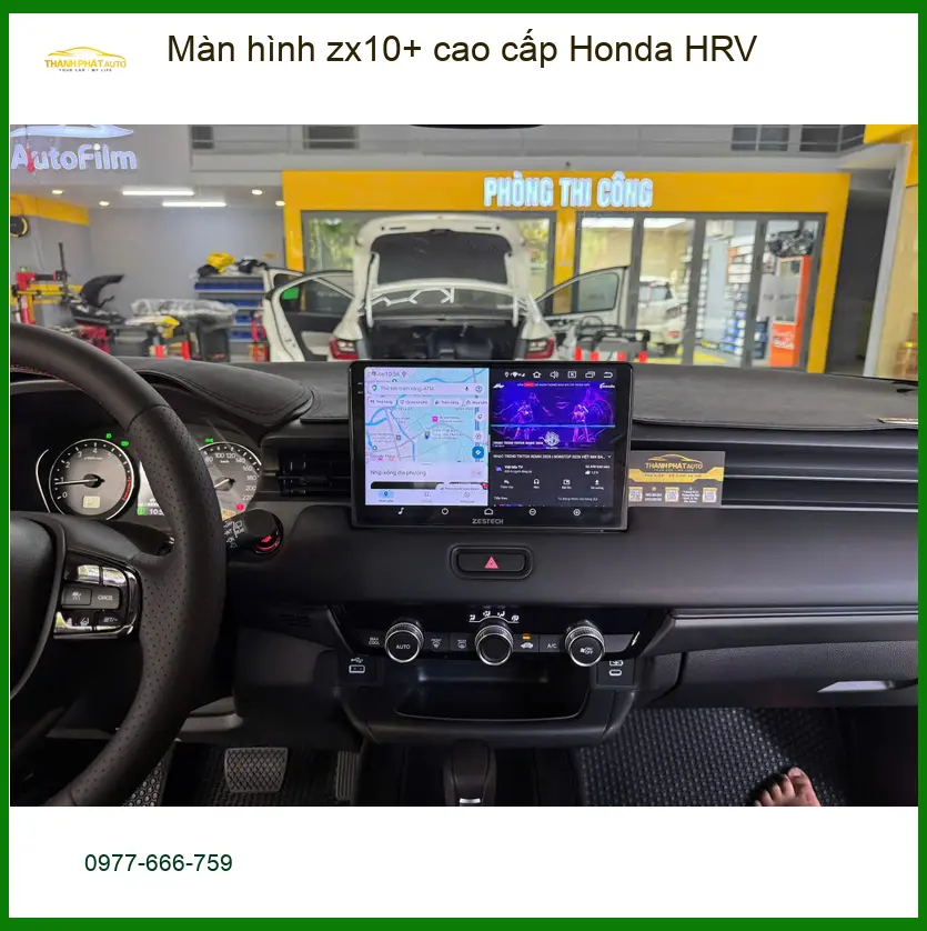 Anh Khang nâng cấp màn hình ZX10+ cao cấp cho Honda HRV ở Nhà Bè ảnh thực tế 4
