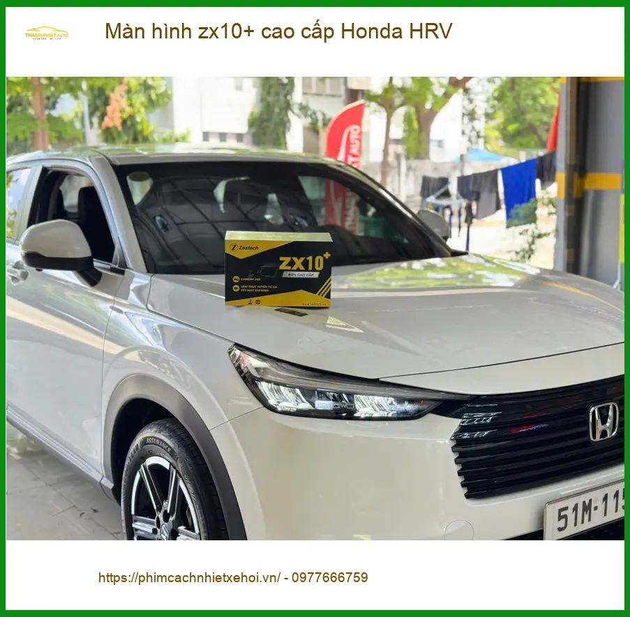 Anh Minh nâng cấp màn hình ZX10+ cao cấp Honda HRV tại Quận 2 ảnh thực tế 2