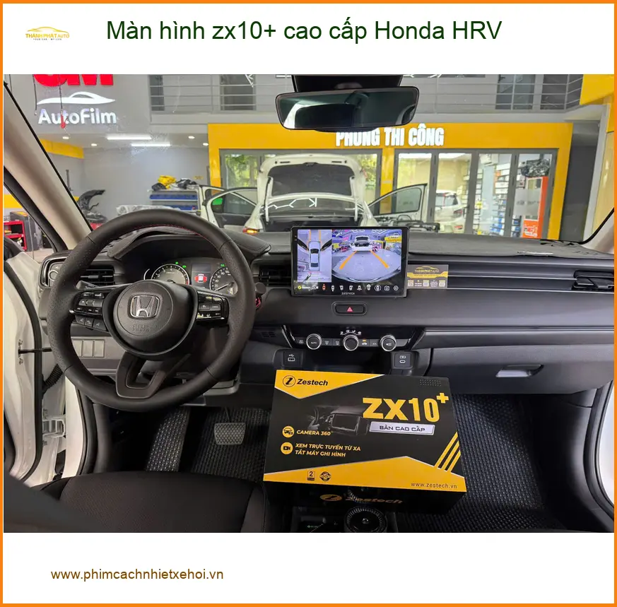 Anh Minh nâng cấp màn hình ZX10+ cao cấp Honda HRV tại Quận 2 ảnh thực tế 3