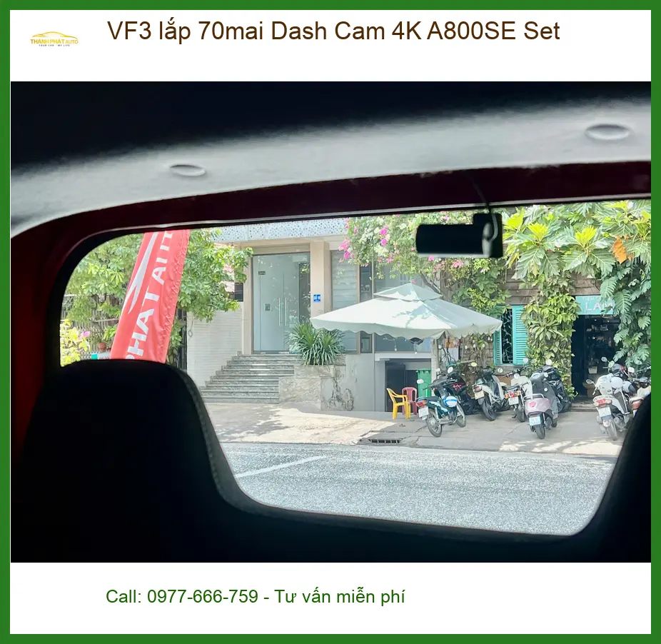 Anh Đạt lắp 70mai Dash Cam 4K A800SE Set cho VinFast VF3 tại Thủ Đức ảnh thực tế 2