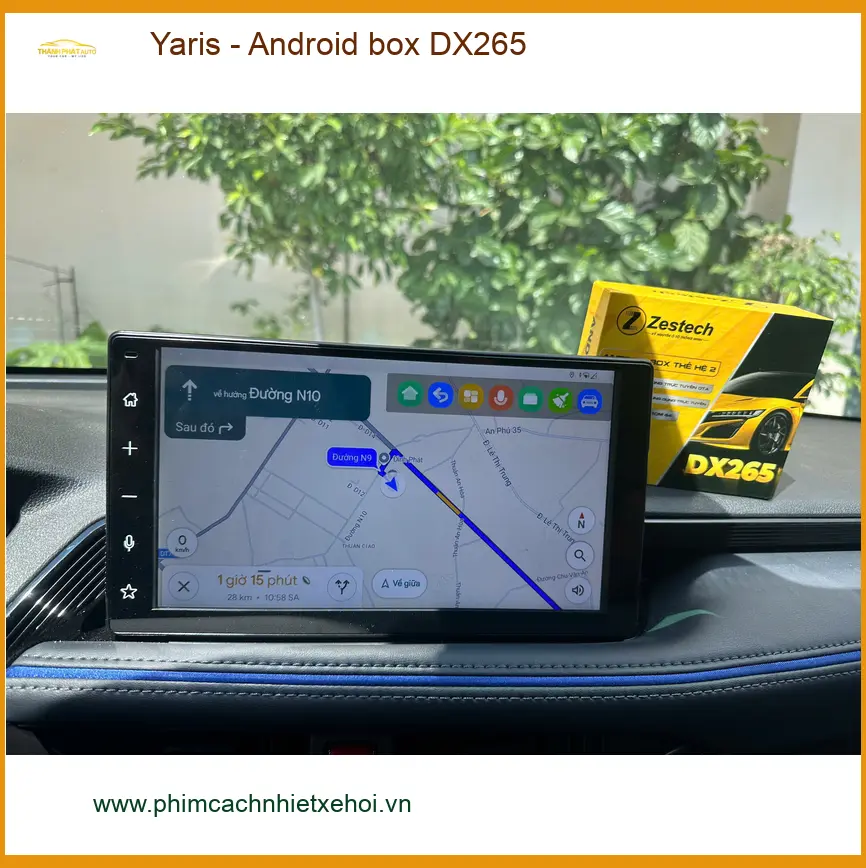 Chú Phi nâng cấp Android box DX265 cho Toyota Yaris tại Quận 3 để xem YouTube tiện lợi ảnh thực tế 3