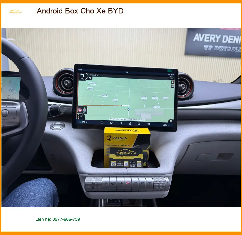 Anh Dương lắp Android Box cho BYD Quận 9 để giải trí và làm việc tiện lợi