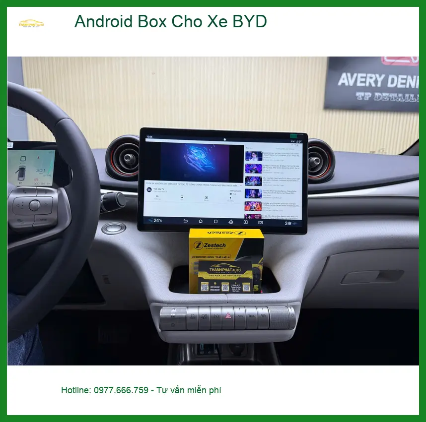 Anh Dương lắp Android Box cho BYD Quận 9 để giải trí và làm việc tiện lợi ảnh thực tế 2