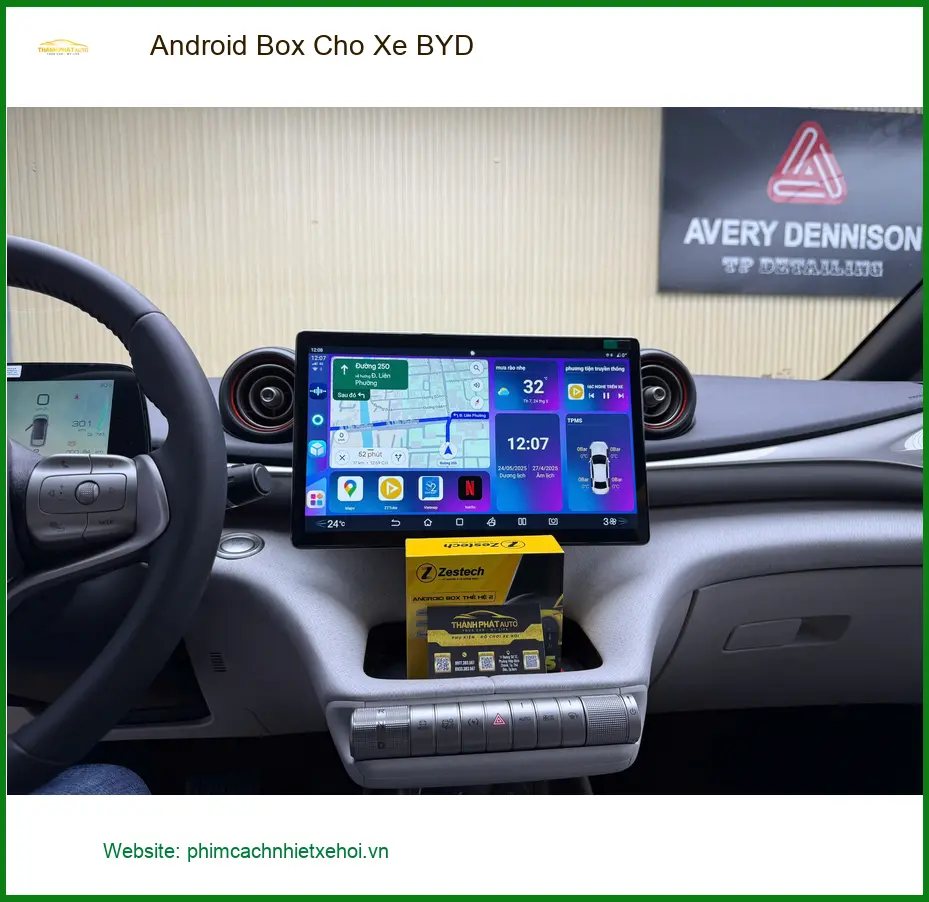 Anh Dương lắp Android Box cho BYD Quận 9 để giải trí và làm việc tiện lợi ảnh thực tế 3