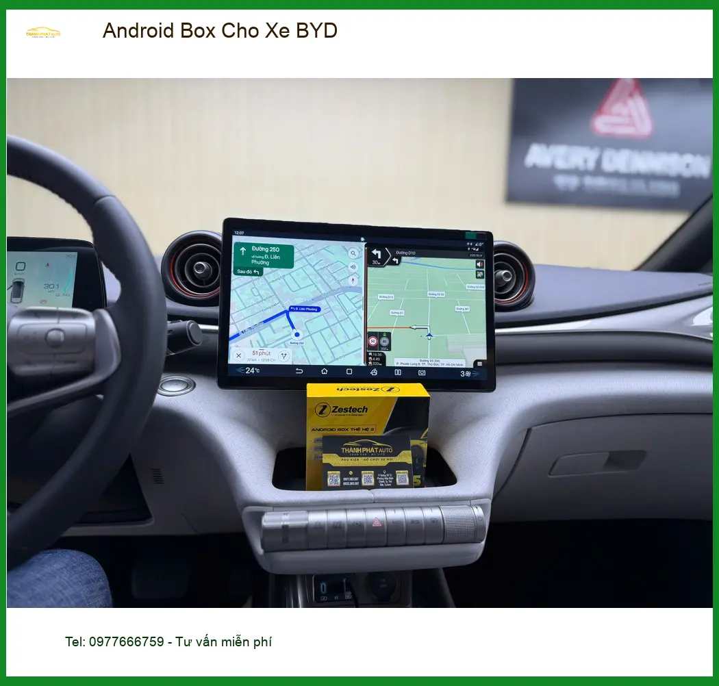 Anh Dương lắp Android Box cho BYD Quận 9 để giải trí và làm việc tiện lợi ảnh thực tế 5