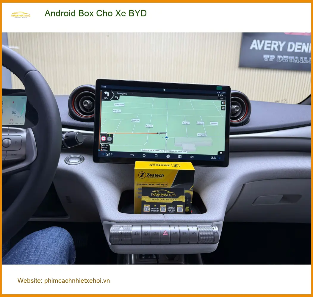 Anh Minh Lắp Android Box Cho Xe BYD Tại Hóc Môn Để Giải Trí Tiện Lợi Hơn ảnh thực tế 2