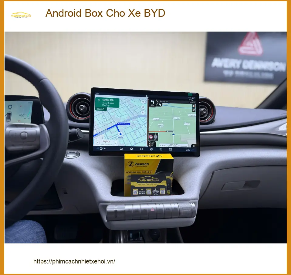 Anh Minh Lắp Android Box Cho Xe BYD Tại Hóc Môn Để Giải Trí Tiện Lợi Hơn ảnh thực tế 3