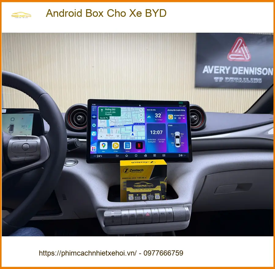Anh Minh Lắp Android Box Cho Xe BYD Tại Hóc Môn Để Giải Trí Tiện Lợi Hơn ảnh thực tế 4