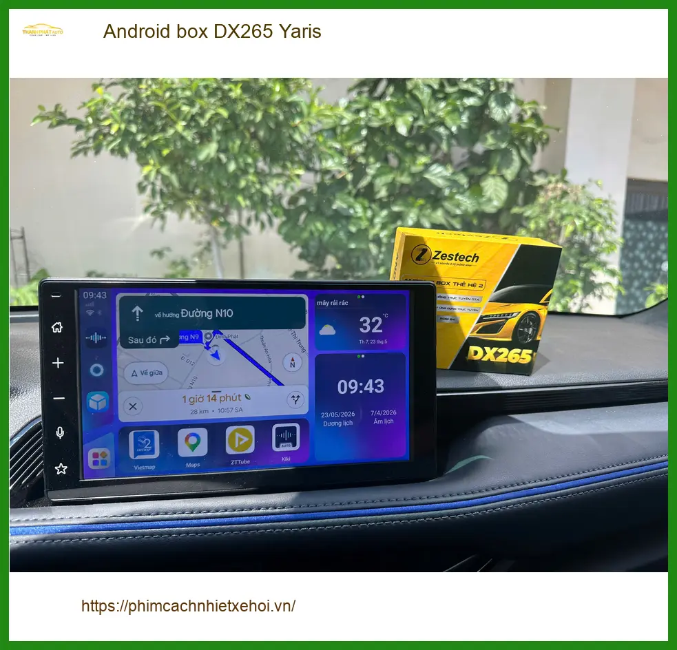 Chị Minh Thư lắp Android box DX265 cho Toyota Corolla Altis Quận Thủ Đức