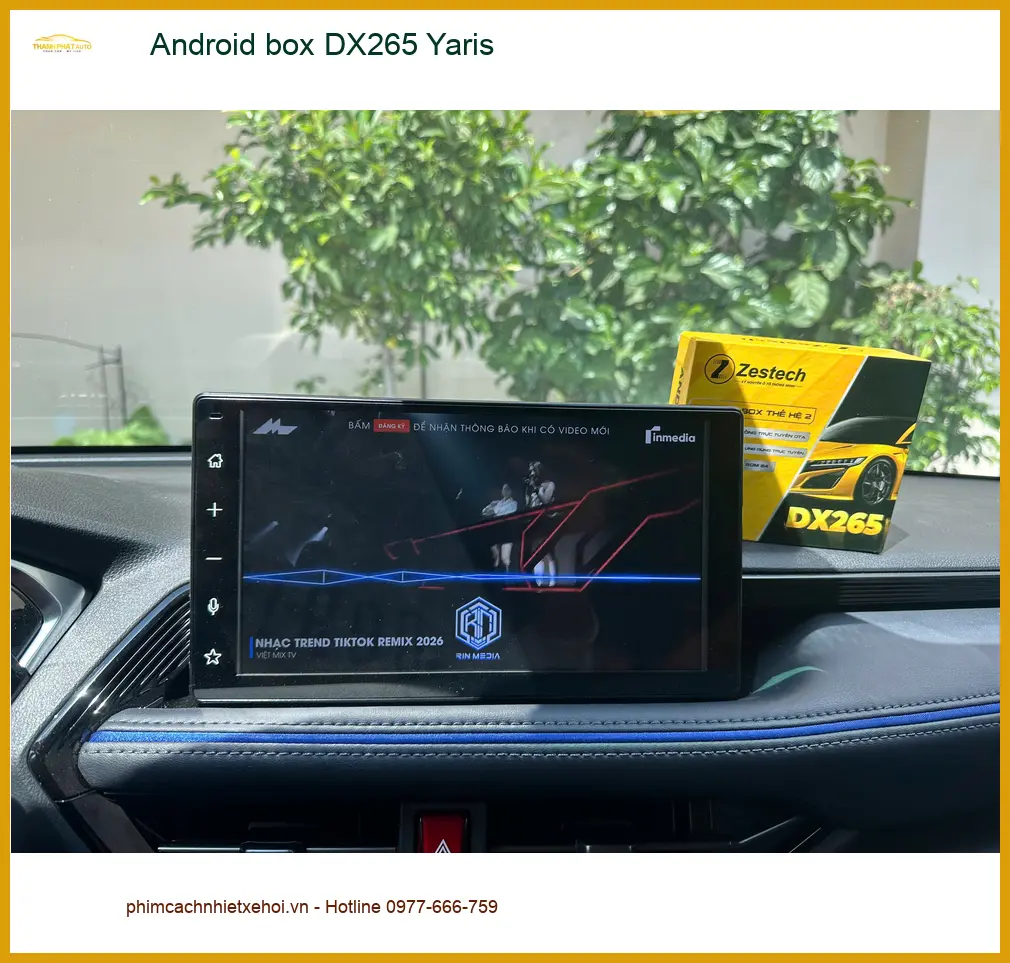 Chị Minh Thư lắp Android box DX265 cho Toyota Corolla Altis Quận Thủ Đức ảnh thực tế 2