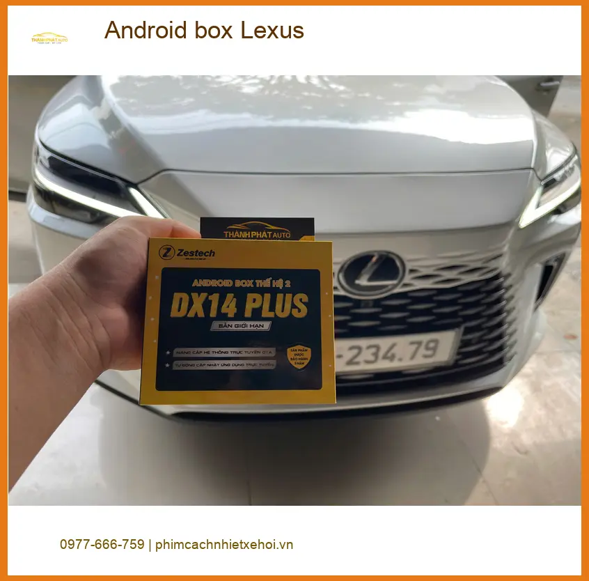 Anh Quang lắp Android Box cho Lexus tại Quận 3 để nâng cấp giải trí