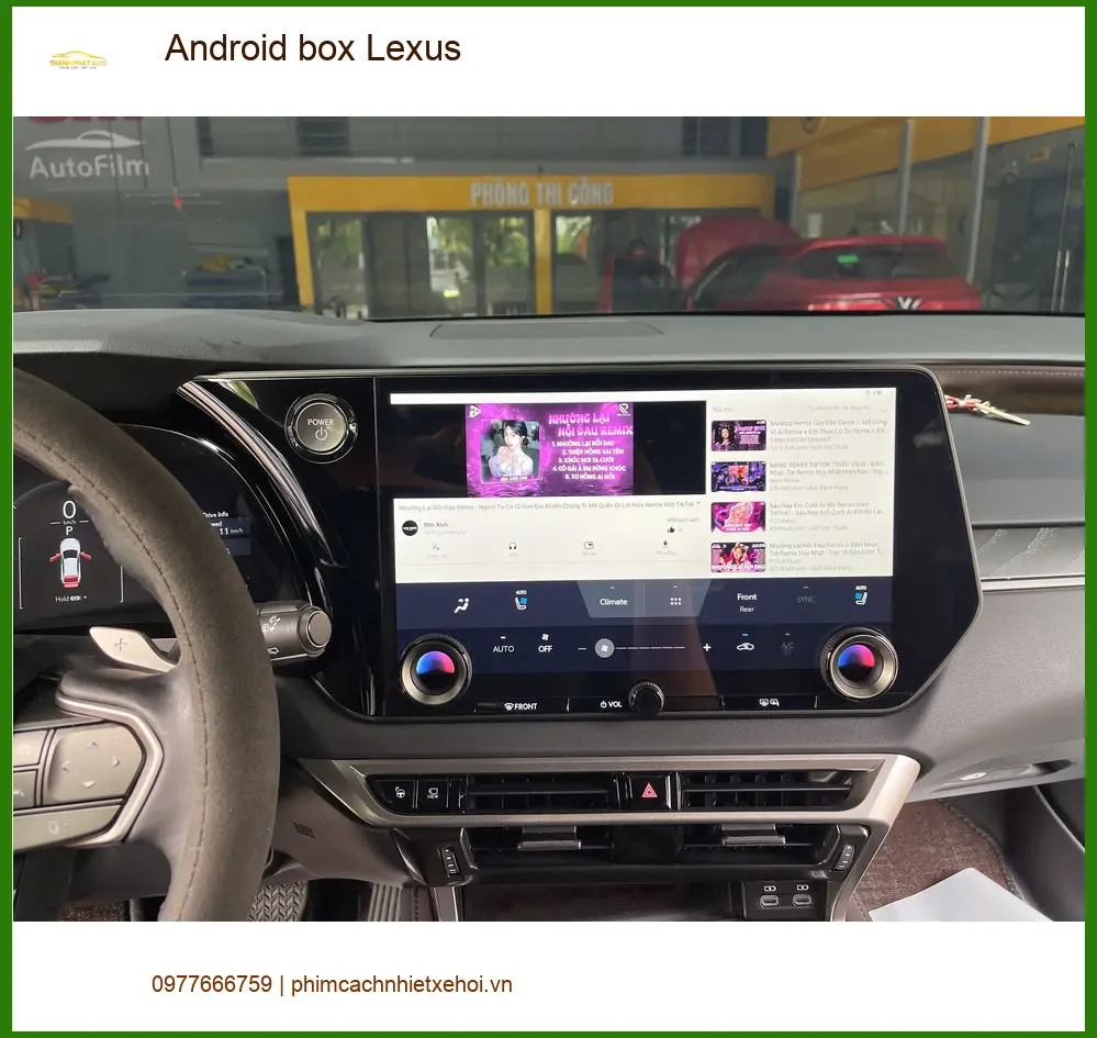 Anh Quang lắp Android Box cho Lexus tại Quận 3 để nâng cấp giải trí ảnh thực tế 5