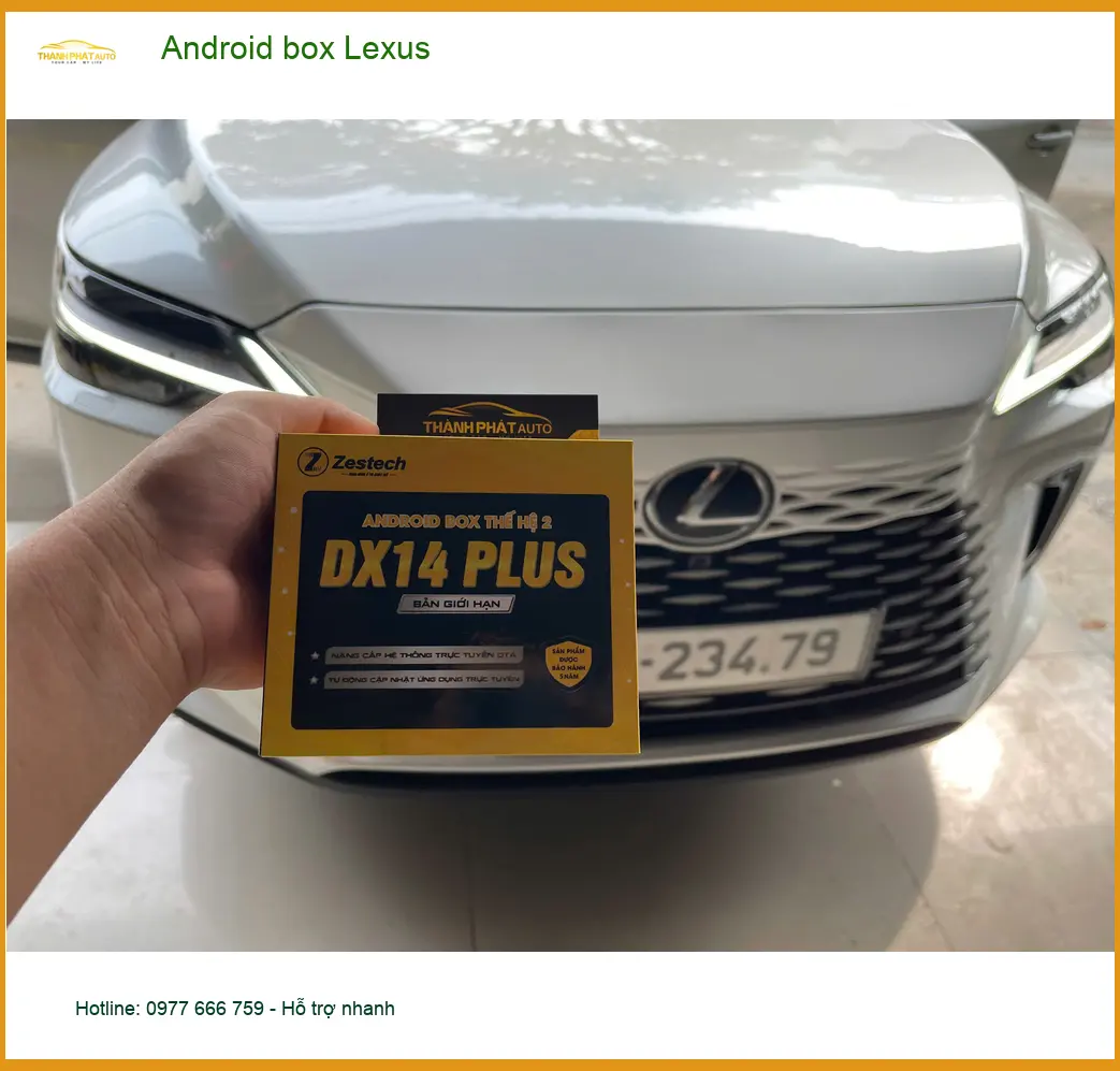 Anh Khải lắp Android box Lexus ES 250 tại Hóc Môn để tiện xem bản đồ và giải trí ảnh thực tế 4
