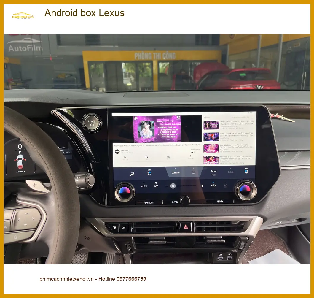 Chú Cường lắp Android box Lexus RX350 tại Quận 6 để nâng cao trải nghiệm giải trí ảnh thực tế 4