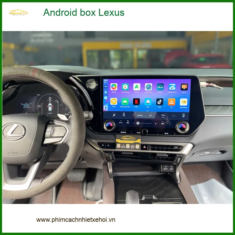 Chị Thảo lắp Android Box cho Lexus RX 350 tại Quận 5 để nâng tầm giải trí