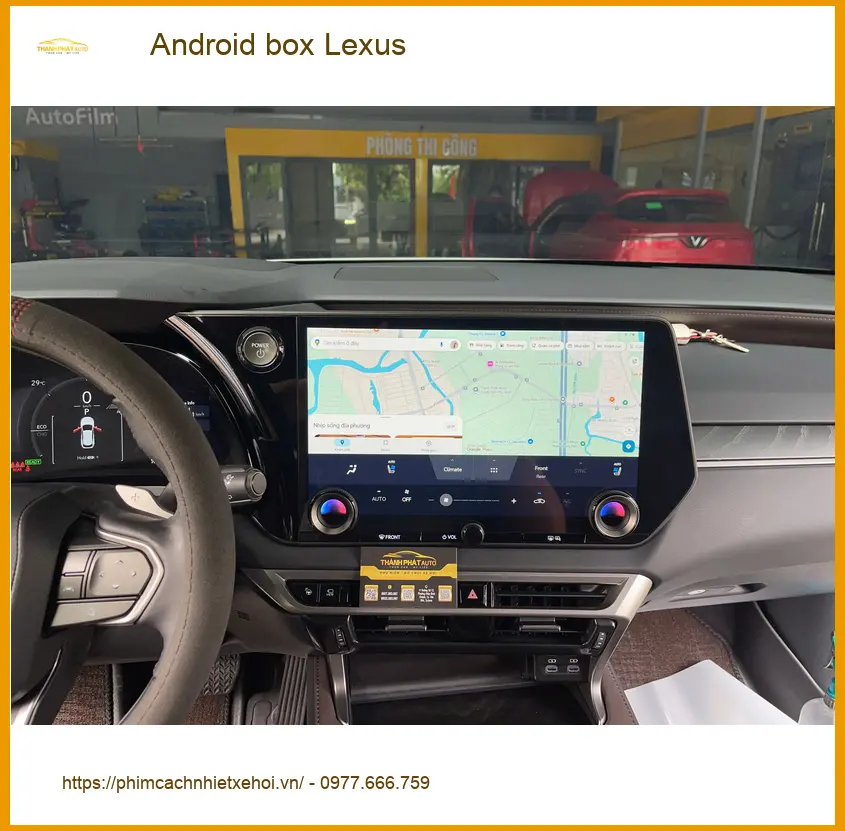 Anh Tấn gắn Android Box cho Lexus RX 350 ở Quận 11, cần giải trí nhiều hơn