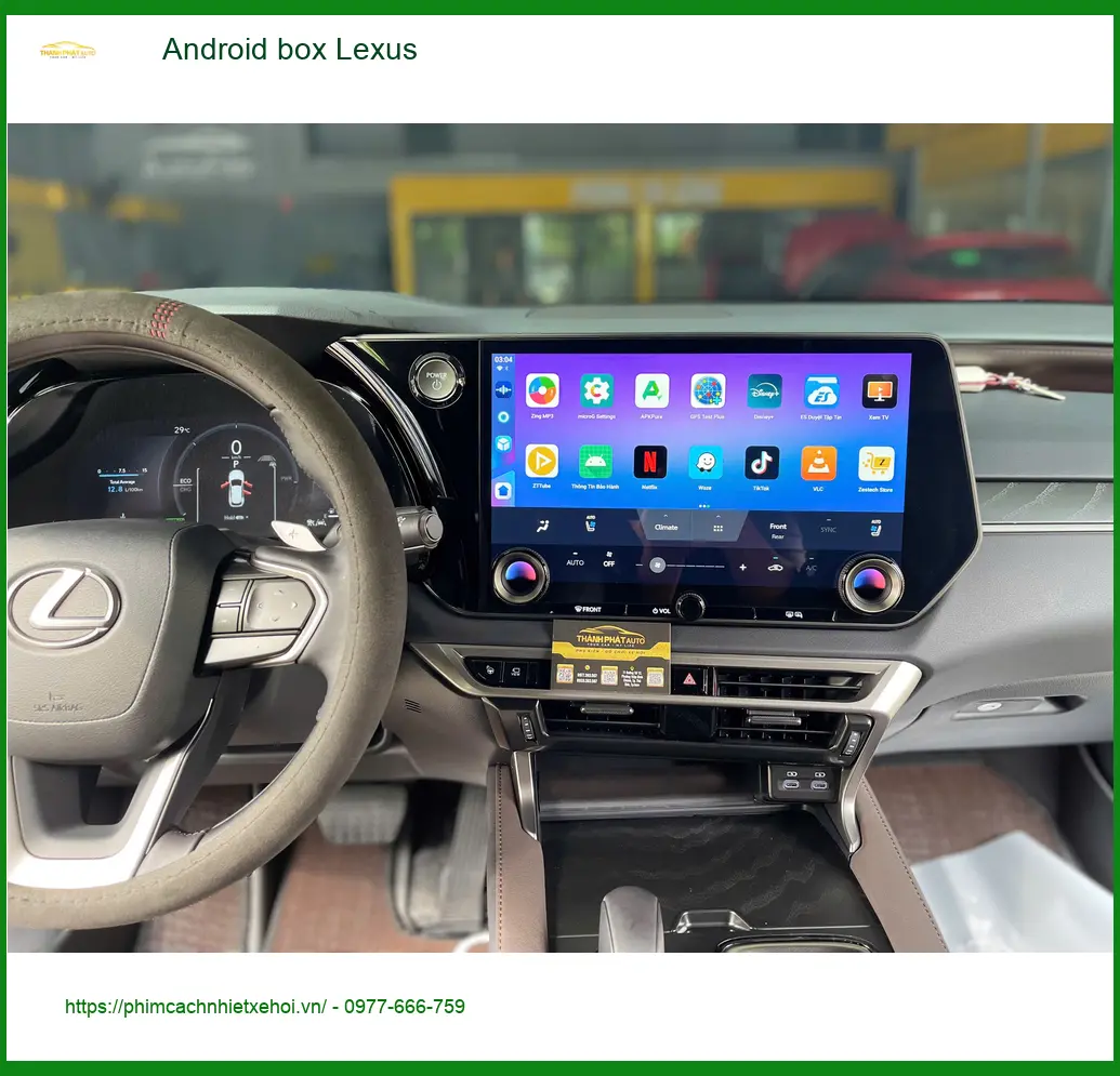 Anh Tấn gắn Android Box cho Lexus RX 350 ở Quận 11, cần giải trí nhiều hơn ảnh thực tế 3