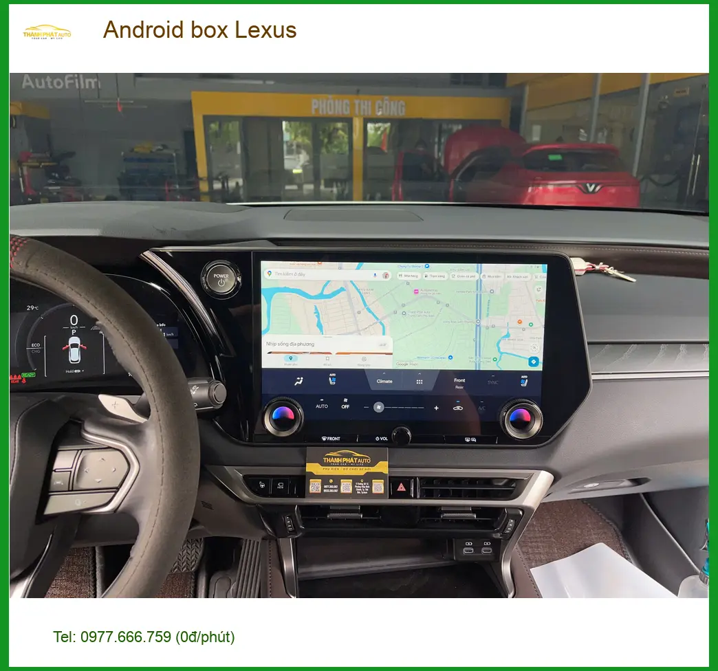 Anh Phước lắp Android Box cho Lexus RX350 tại Quận 12 để có nhiều tiện ích giải trí ảnh thực tế 4