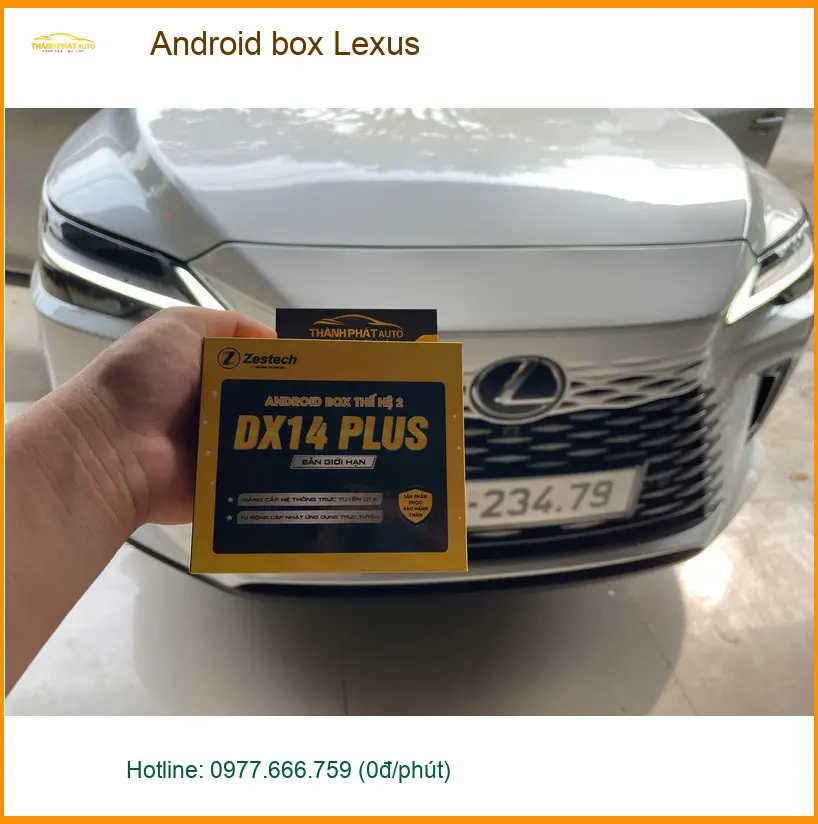 Chị Thoa lắp Android box Lexus RX 350 tại Thủ Đức để nâng cấp giải trí ảnh thực tế 5