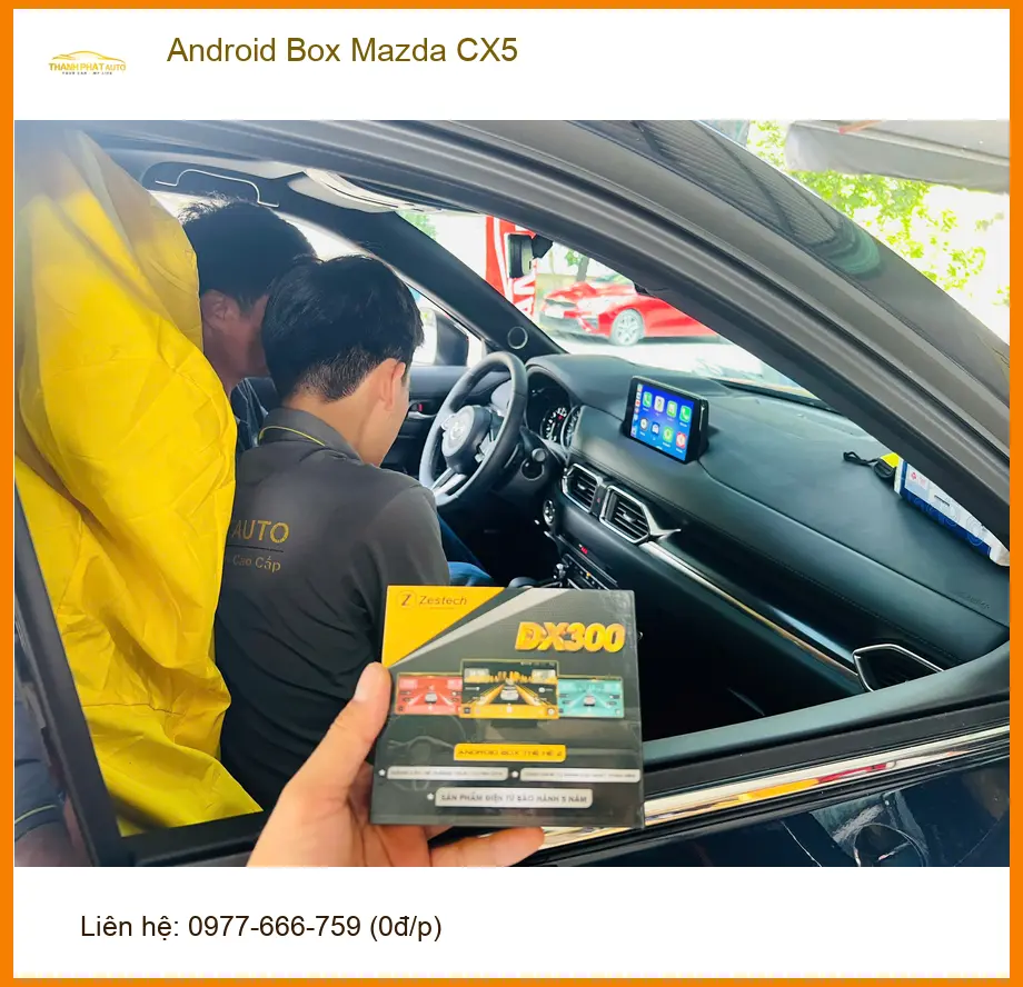 Anh Minh nâng cấp Android Box cho Mazda CX5 ở Quận 11, trải nghiệm lái tốt hơn ảnh thực tế 2
