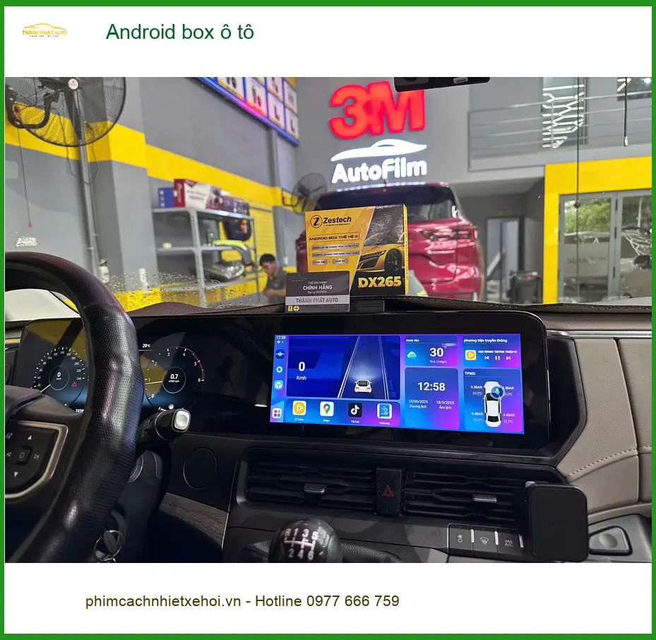 Anh Thắng lắp Android Box ô tô cho Kia Carnival tại Hóc Môn để giải quyết màn zin ít tính năng
