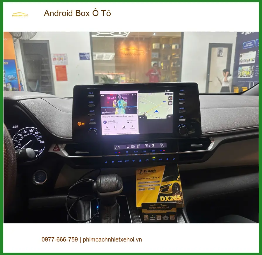 Anh Dũng lắp Android Box Ô Tô cho Mazda CX-5 tại Cần Giờ để nâng cấp tiện ích giải trí