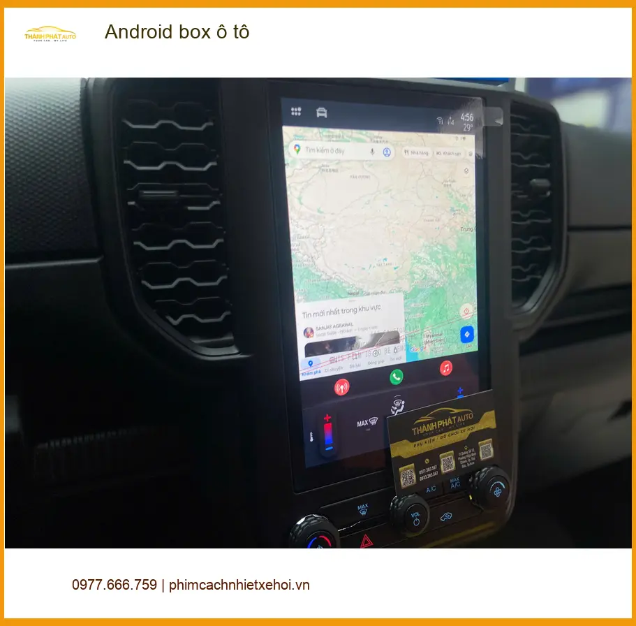 Chị Thảo lắp Android box ô tô cho Honda HR-V tại Quận Tân Bình ảnh thực tế 3
