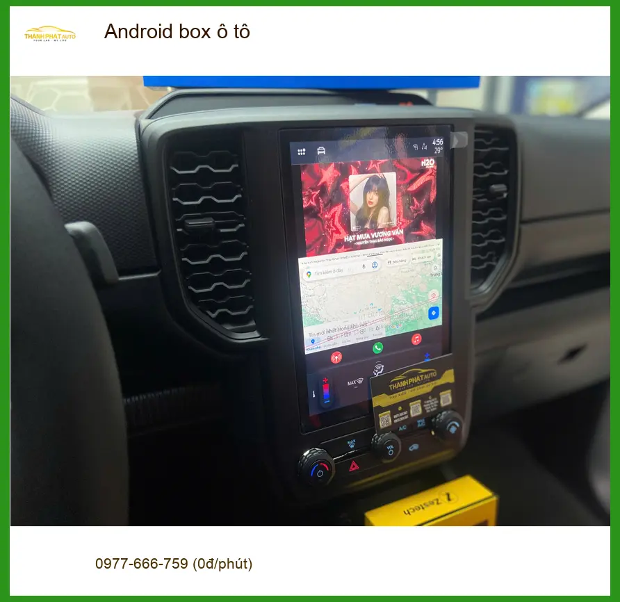 Chị Thảo lắp Android box ô tô cho Honda HR-V tại Quận Tân Bình ảnh thực tế 4
