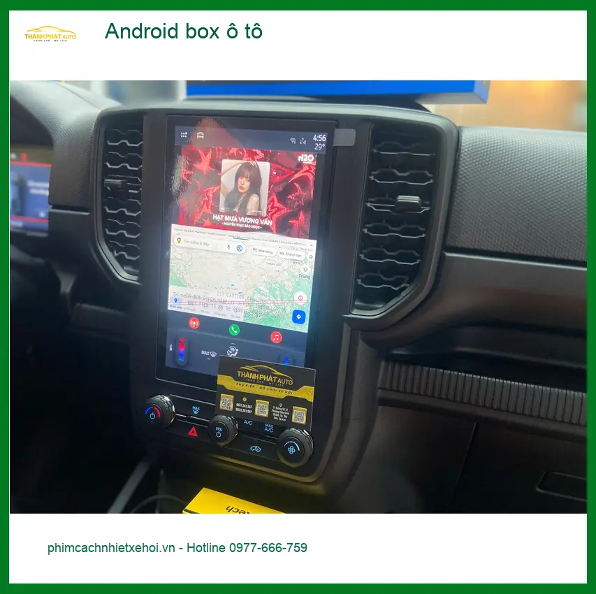 Chị Thảo lắp Android box ô tô cho Honda HR-V tại Quận Tân Bình ảnh thực tế 5